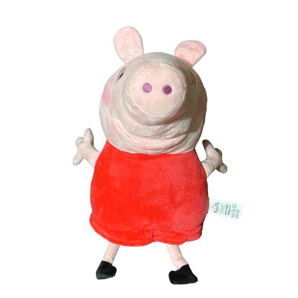 Peppa Pig Large Hand Puppet Plush 17” ~ Story Time Librarian Teacher Pre-K Kids - Picture 1 of 7
